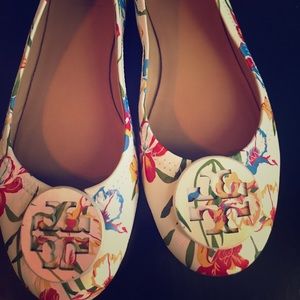Tory Burch Floral Flats